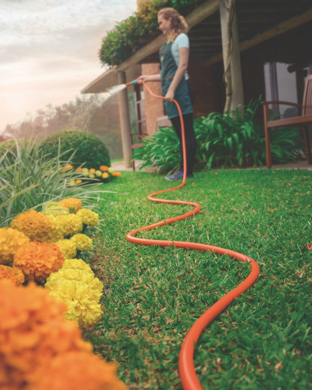 Tramontina Garden Hose 25 Metre Hose Wall Rack
