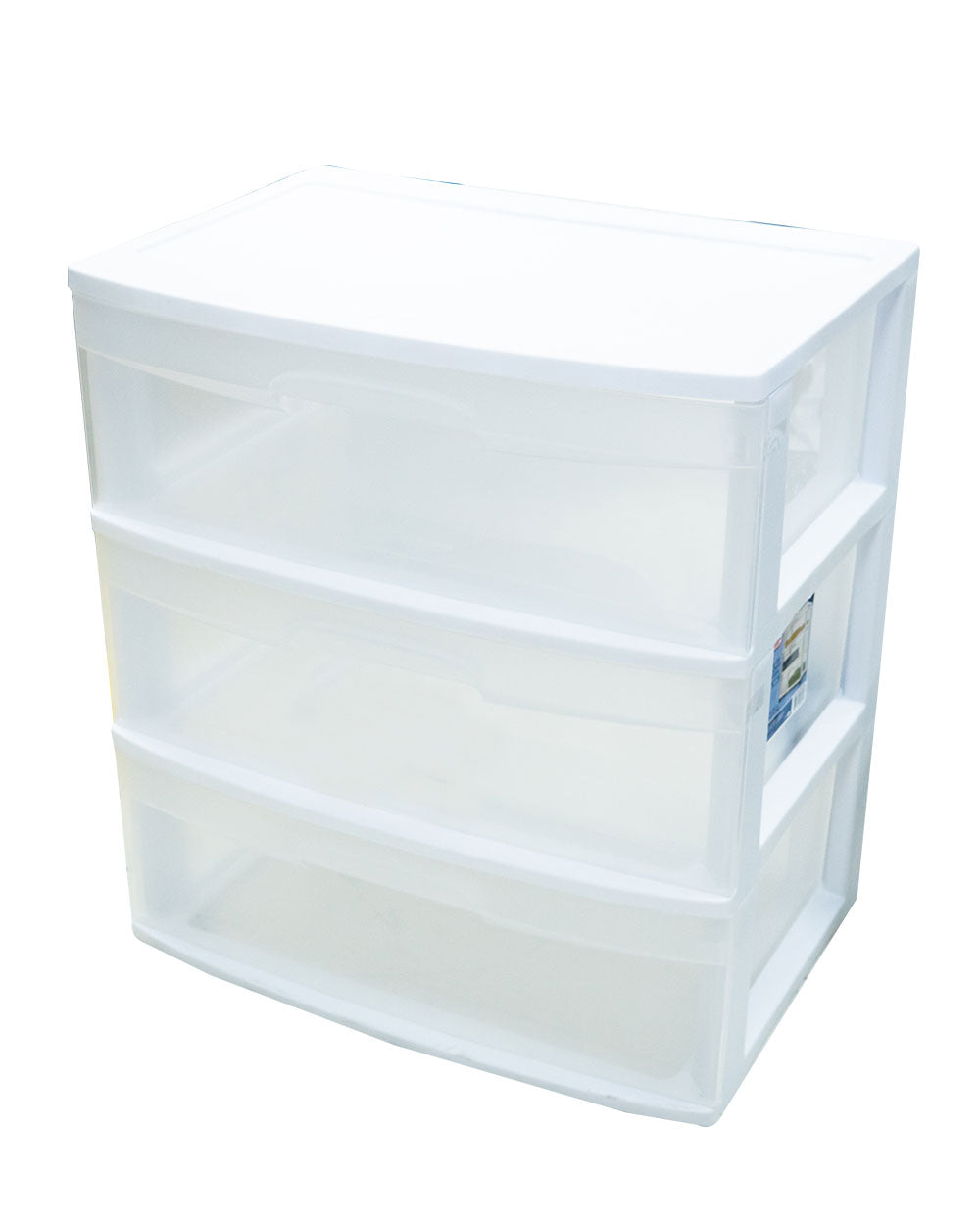 Sterilite 3 Drawer Wide Cart