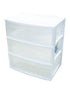 Sterilite 3 Drawer Wide Cart
