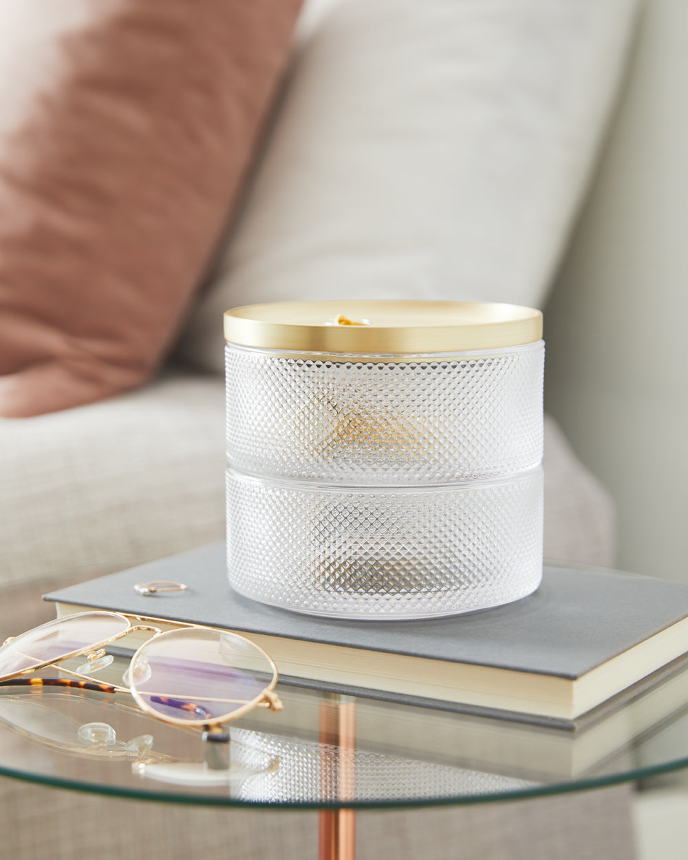 Umbra Tesora Jewelry Box Brass