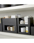 The Home Edit Large Open Front Bin 10 x 15 x 6 inch Matte Black