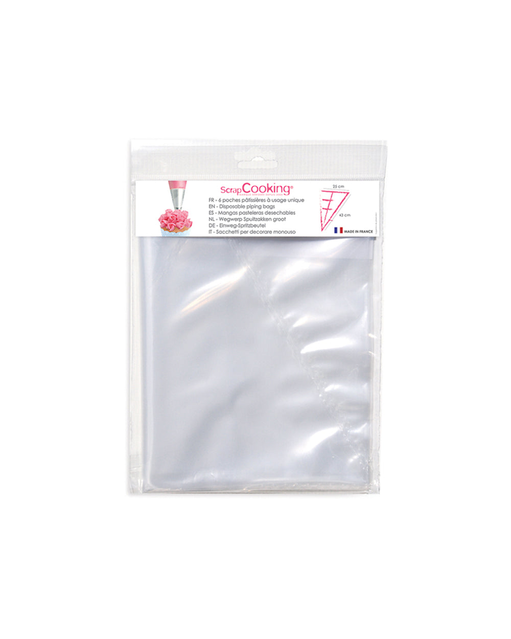 Scrapcooking 6 Disposable Piping Bags