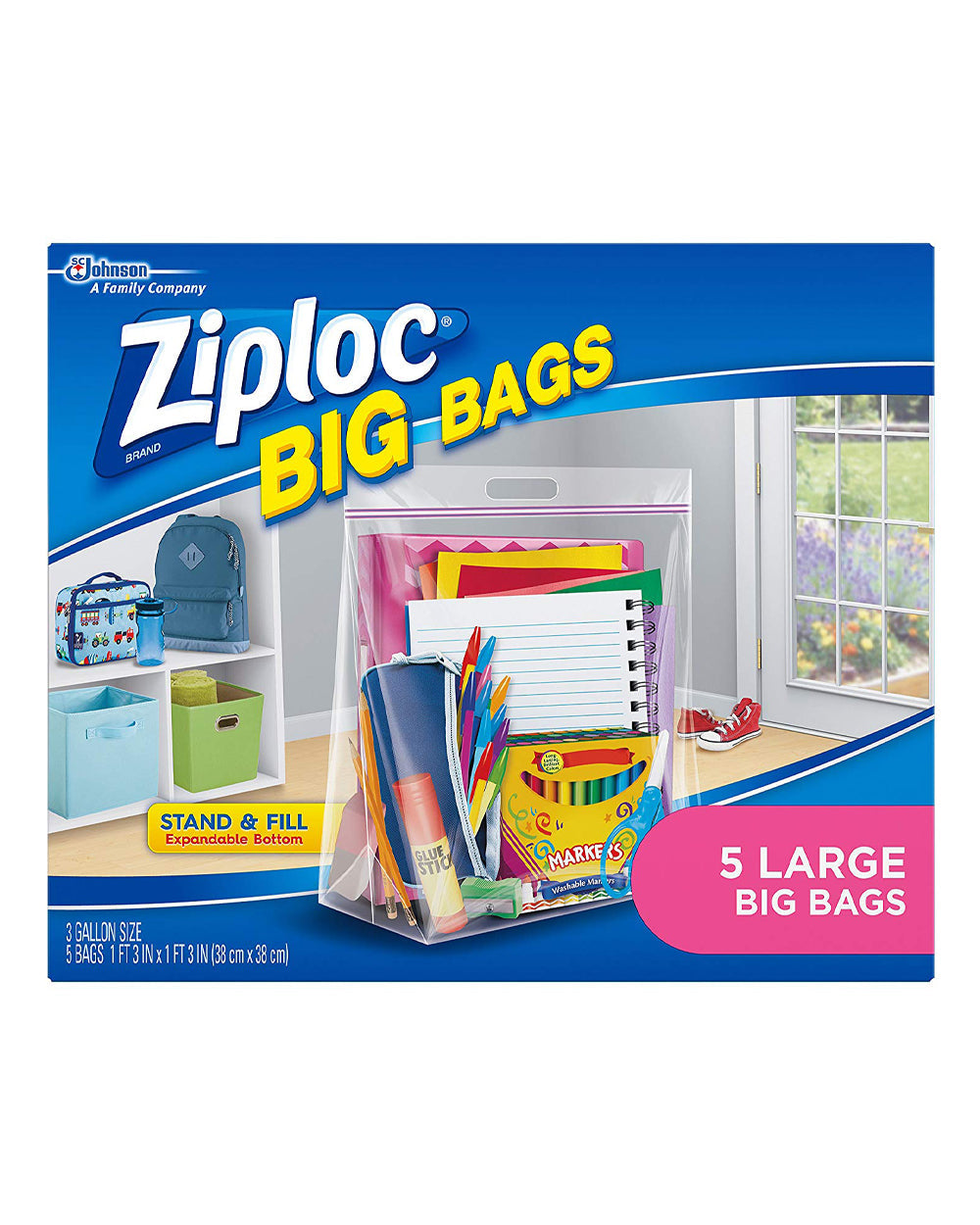 Ziploc HD Big Bag Pack of 5