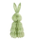 Talking Tables Meadow Freestanding Bunny Honeycomb Green