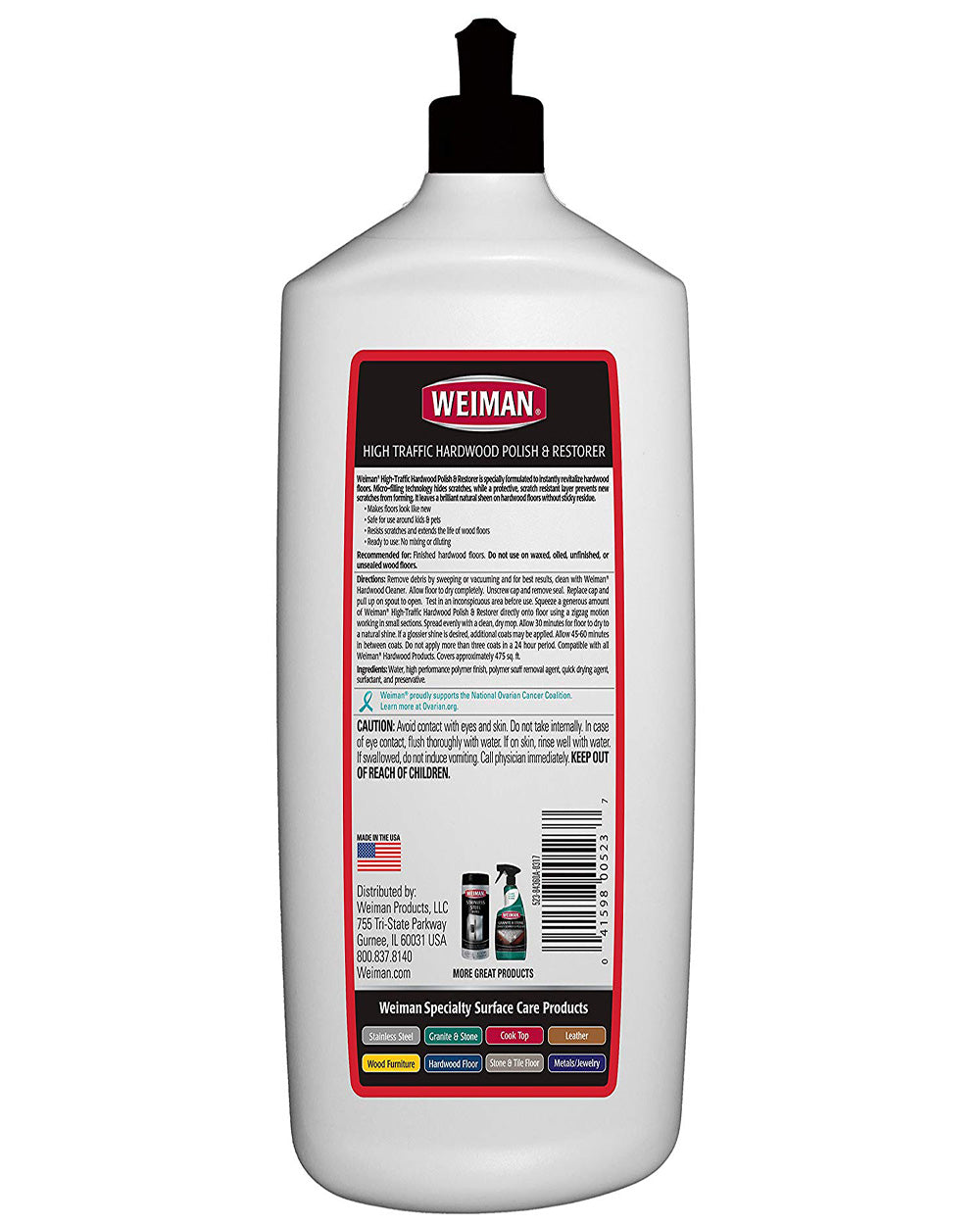 Weiman Hardwood Floor Restore 32 Ounce