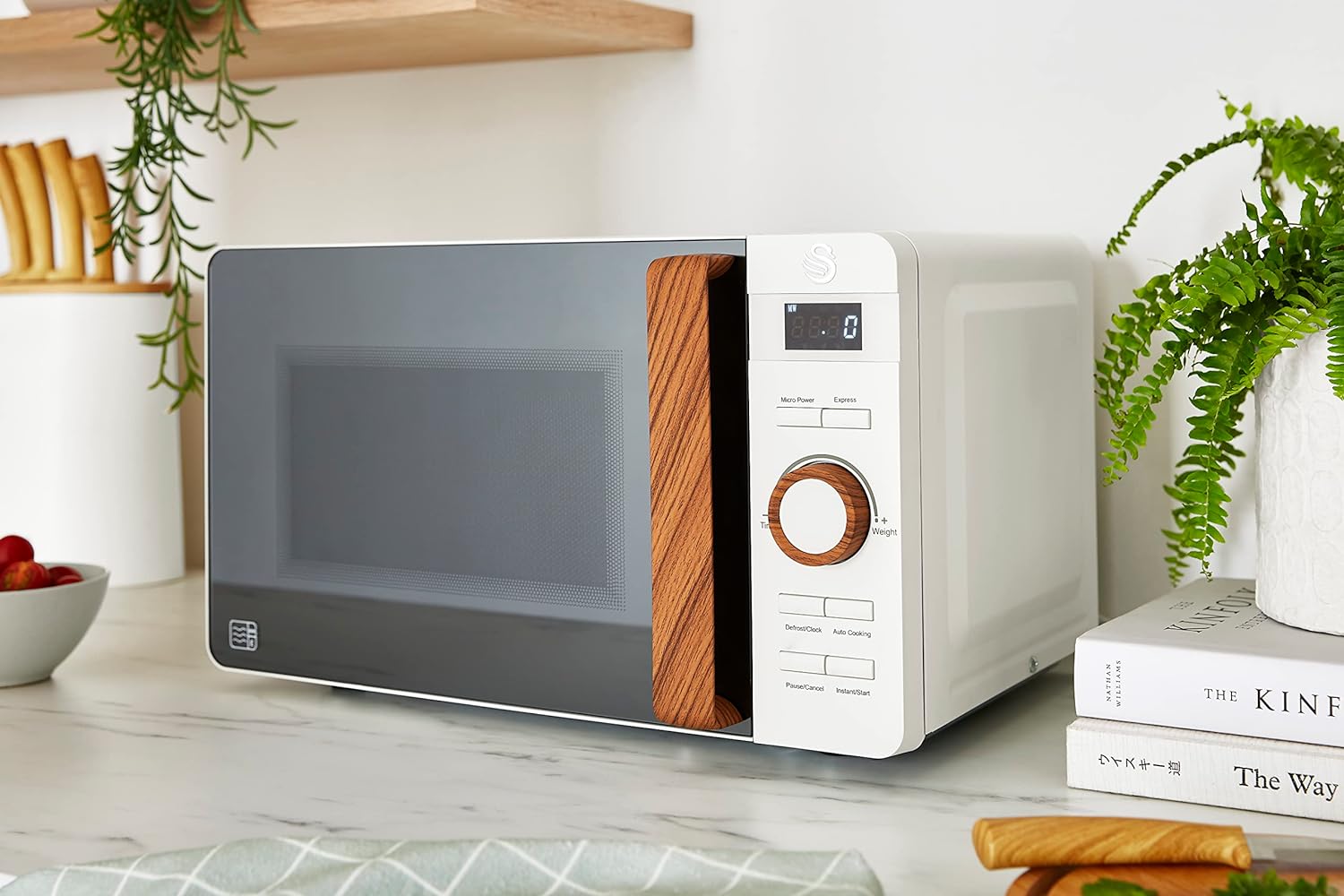 Swan Nordic Digital Microwave White 20L
