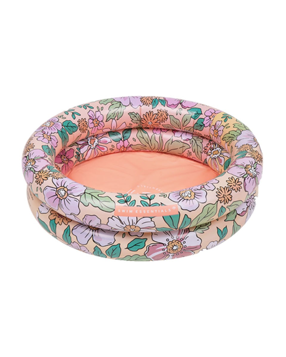 Swim Essentials Pink Blossom Printed Baby Pool 60cm 2 Rings