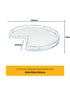 Tansel Lazy Suzan 3/4 Bottom Mount 2 Tray - 220xD700x755mm
