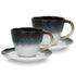 Fissman Galactica 230 ml Set of 2 Cups With Saucers