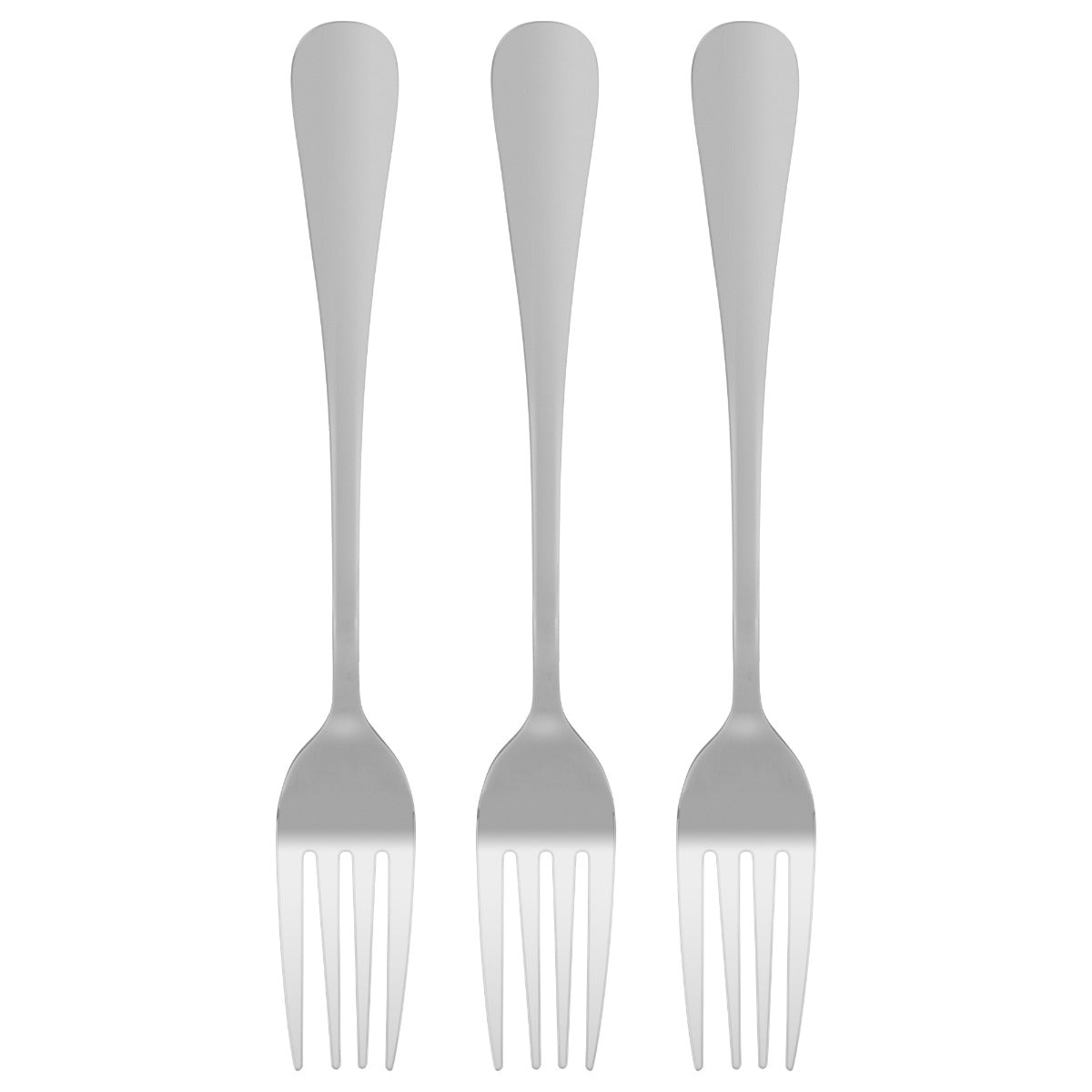 Fissman Set of 3 Dessert Forks Flavia 17cm Stainless Steel