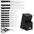 Fissman 13 Pieces Knife Set Yasumoto With Wooden Block X 30Cr 13 Steel