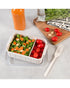Simplify 2 Pack Eco Wheat Lunch Box With Clear Lid 800ML 1 Piece