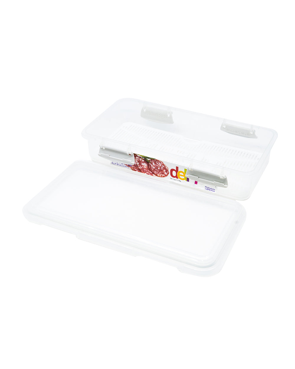 Sistema 1.75L Deli Storer Plus Accents White Clip