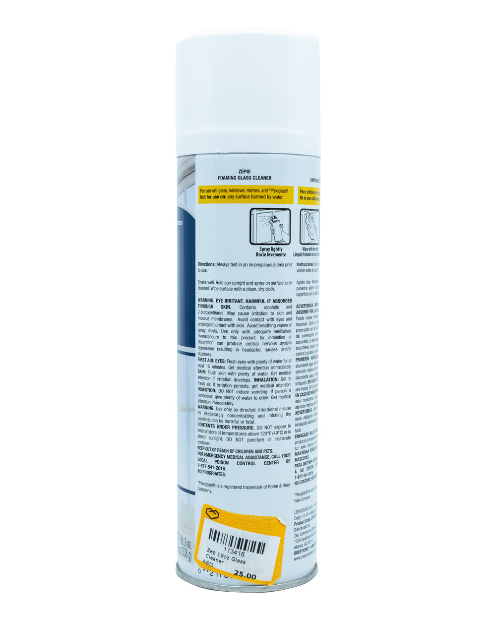 Zep 19 Ounce Glass Cleaner