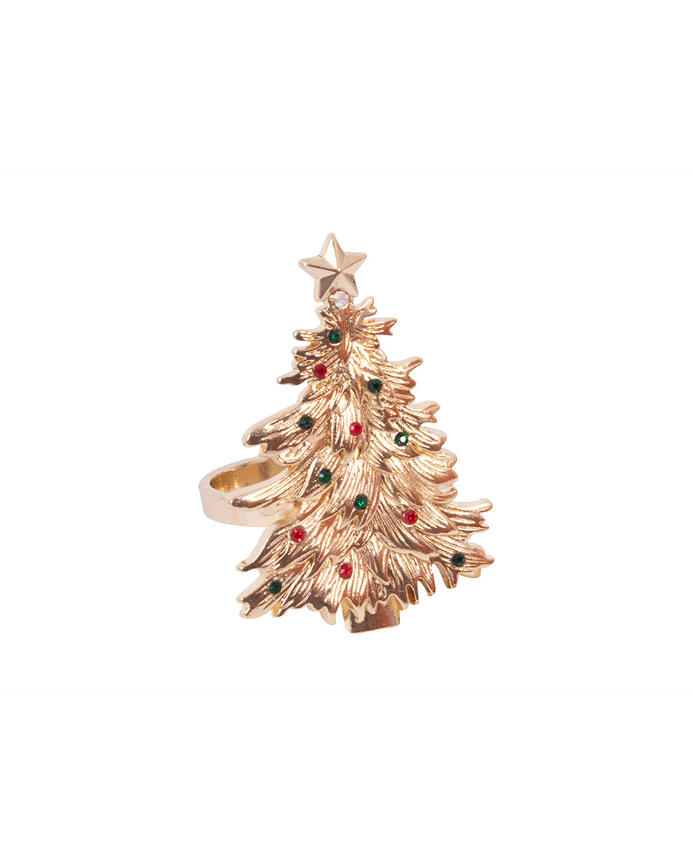RSW Gold Gem Christmas Tree Napkin Ring
