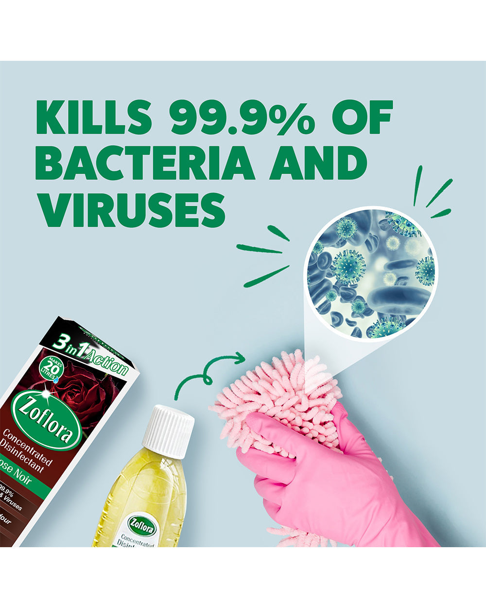 Zoflora Multipurpose Concentrated Disinfectant Rose
