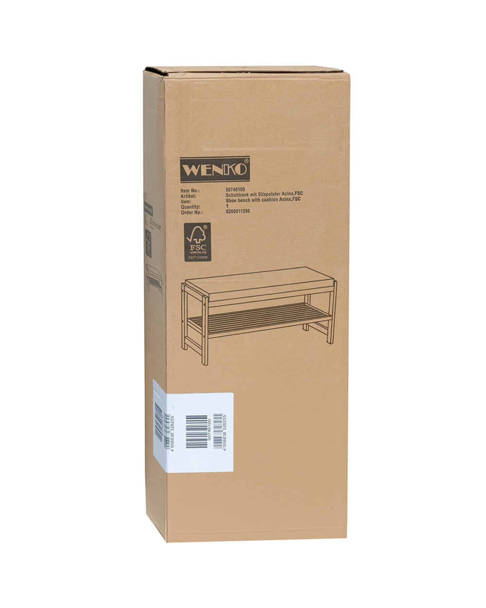 Wenko Shoe Bench Acina