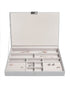 Stackers Pebble Grey Jewelry Box with Super Size Lid