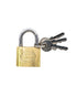 Tri-Circle Solid Brass Padlock 263