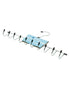 Whitmor 10 Hook Accessory Hanger