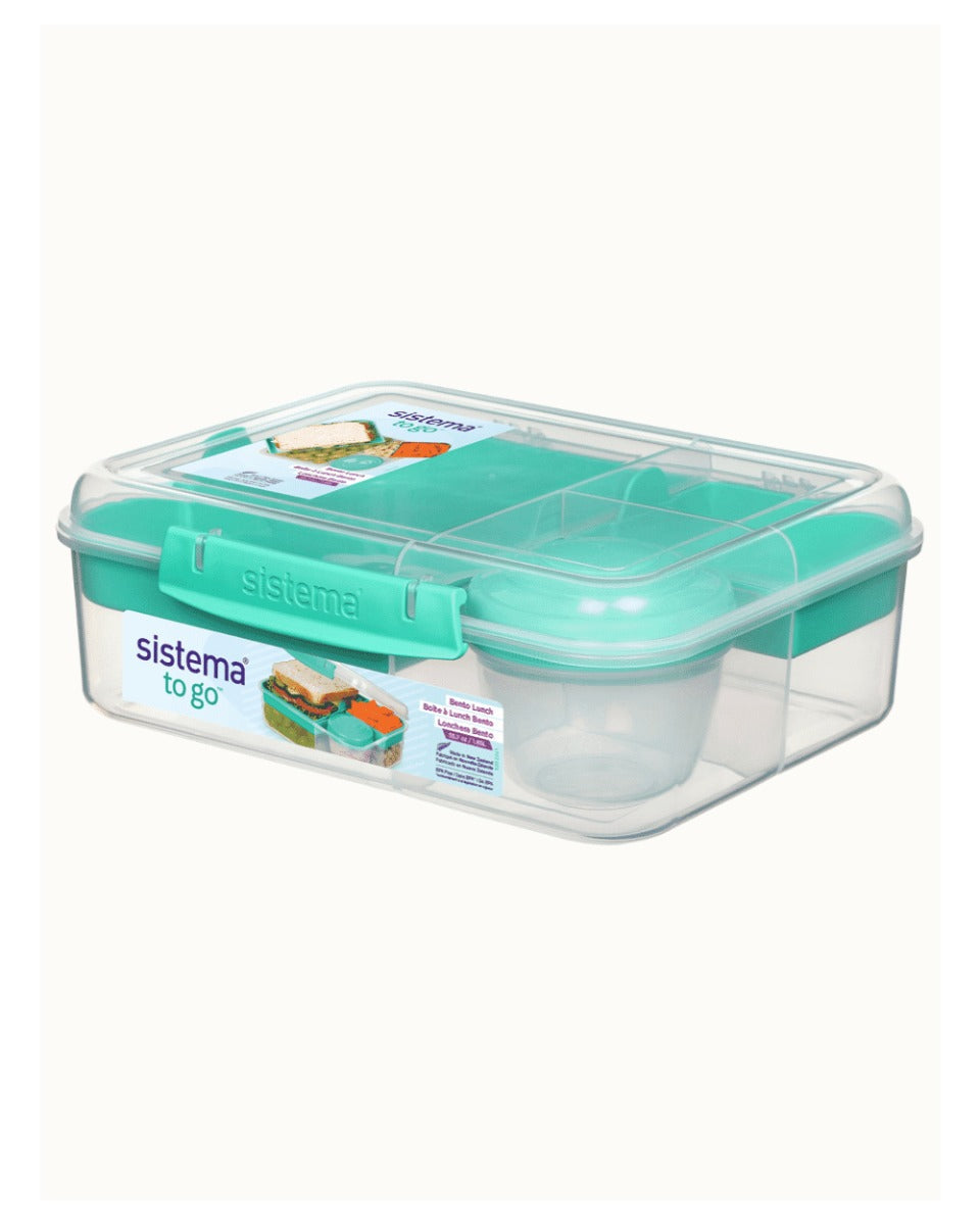 Sistema 1.65 Litre Bento Lunch To Go Minty Teal