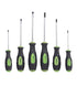 Wulf 6 Piece Rubber Grip Screw Driver Set