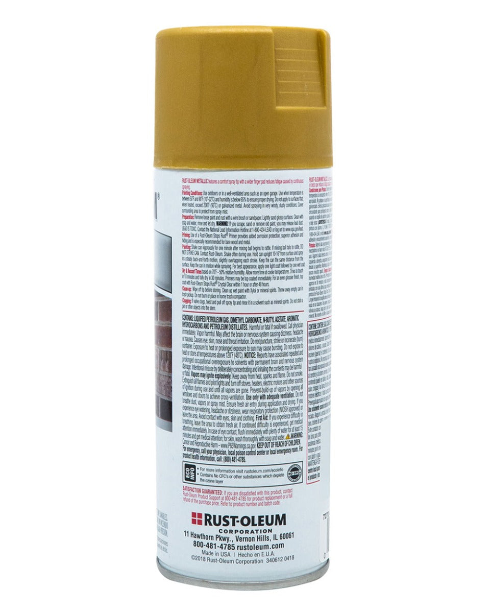 RustOleum Metallic Gold Rush 11Oz