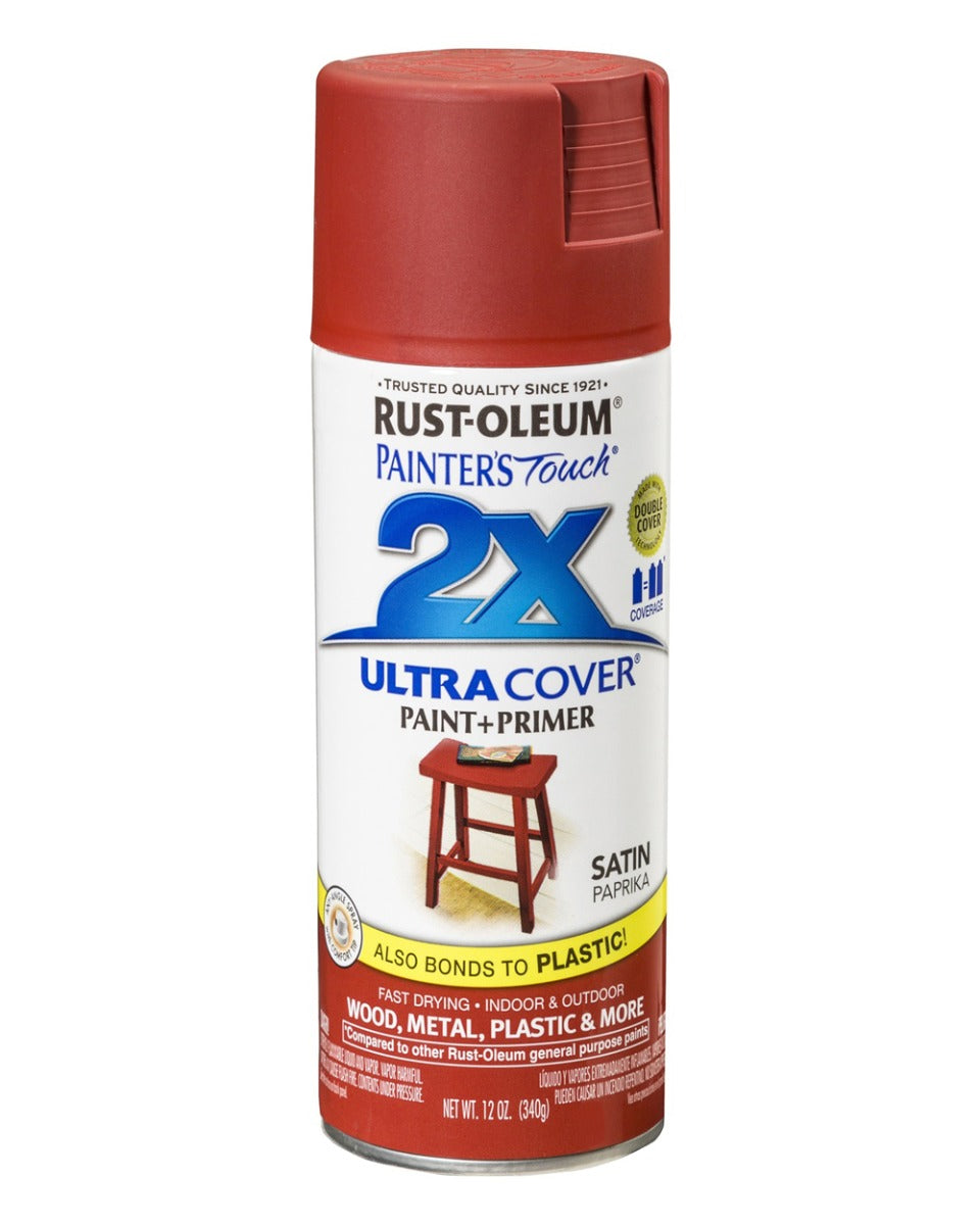 RustOleum PT 2X Ultra Cover Satin Paprika 12Oz