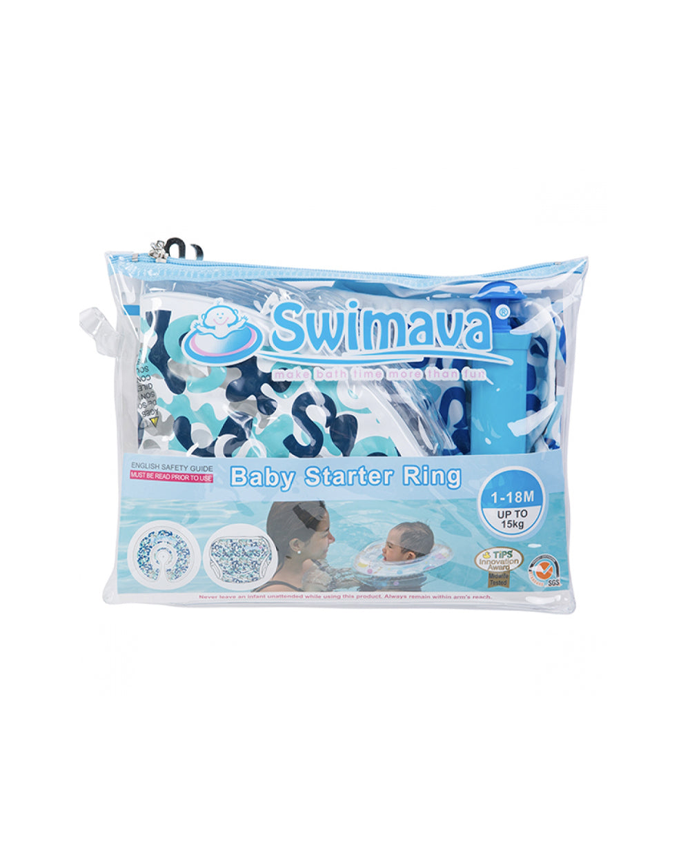 Swimava Baby Spa Set Blue Camo By Homesmiths