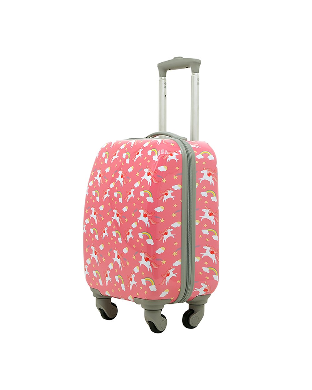 Travelers Club 5 Pieces Kids Luggage Set with 360Â° 4 Wheel Spinner System Unicorn