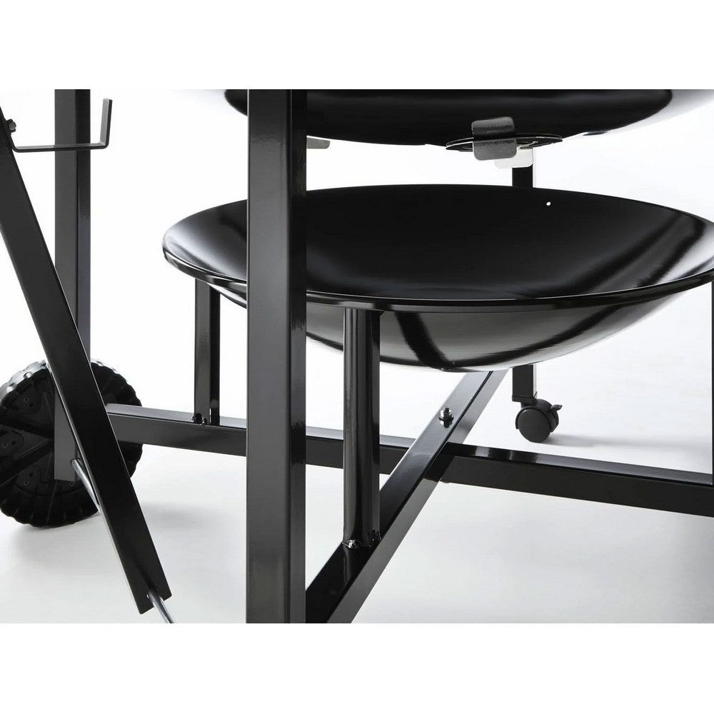 Weber 37 inch Ranch Kettle Charcoal Grill Black