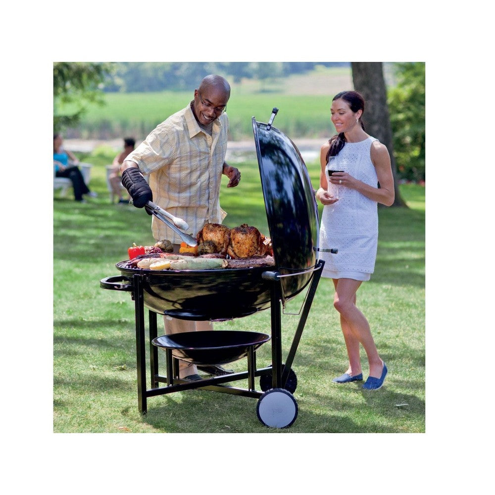 Weber 37 inch Ranch Kettle Charcoal Grill Black