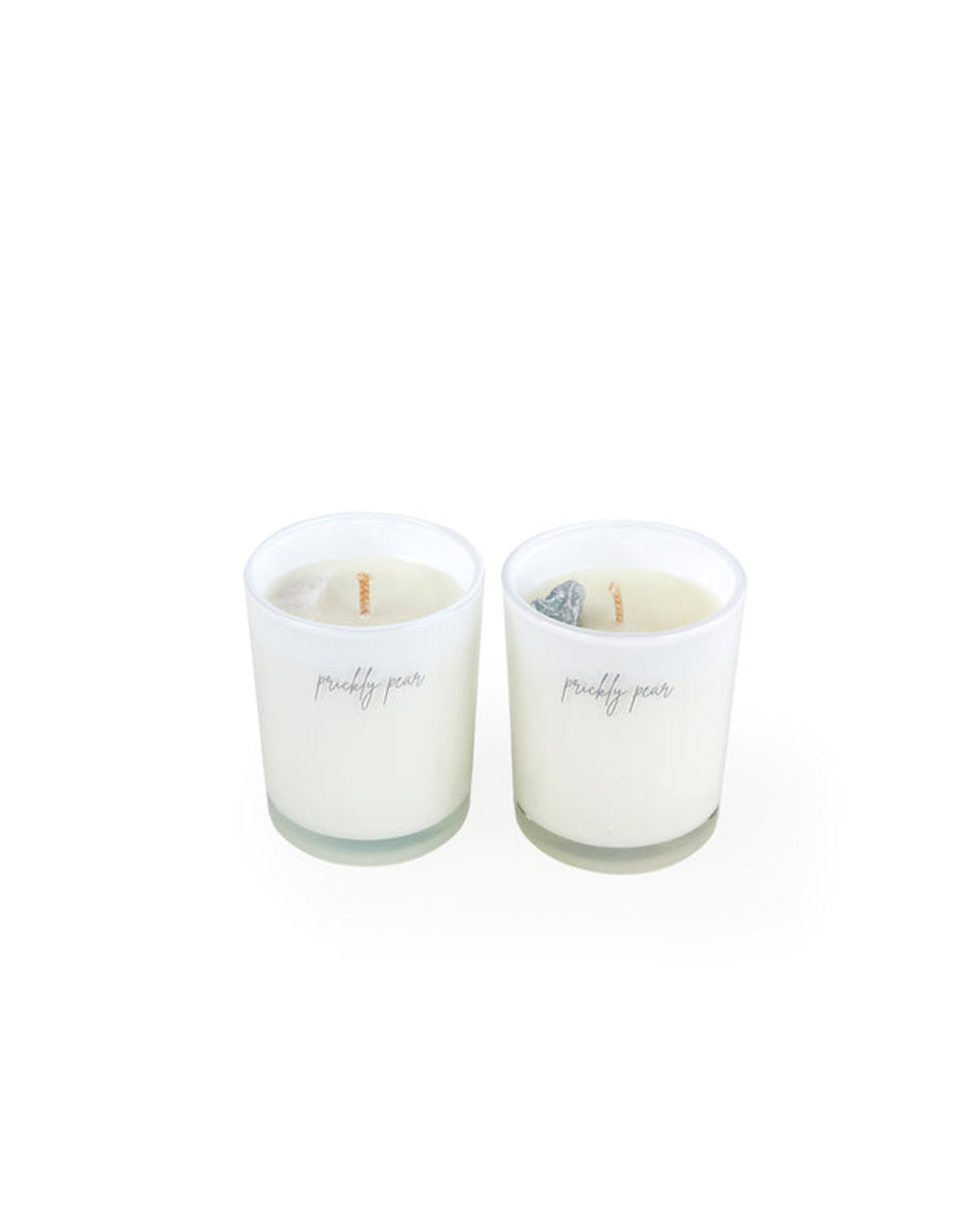 Prickly Pear Full Moon Crystal Candle Duo