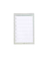 Prickly Pear Swirl Weekly Meal Planner & Shopping list with Magnetic Panel