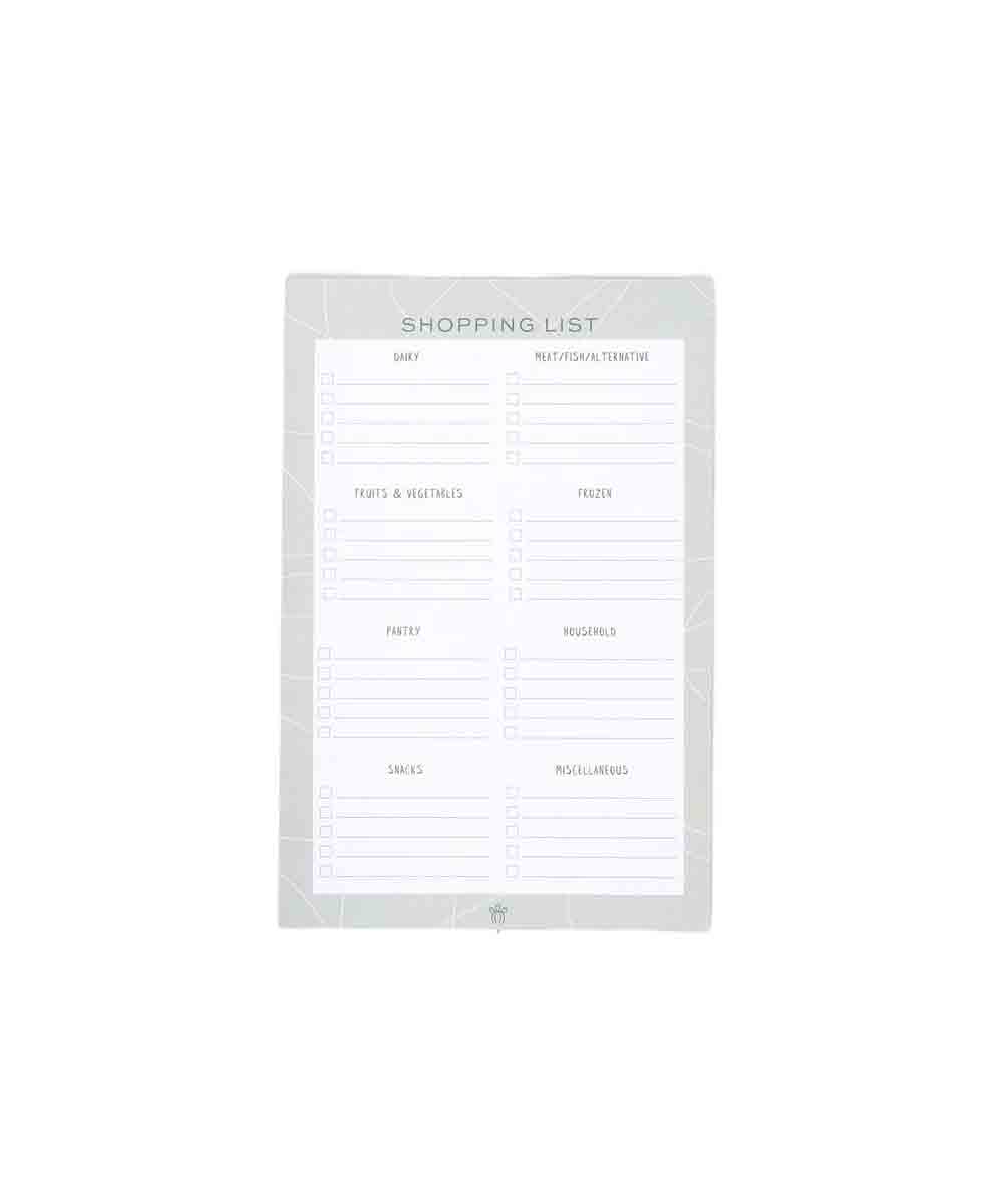 Prickly Pear Swirl Weekly Meal Planner & Shopping list with Magnetic Panel