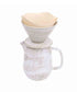 Prickly Pear Drip Coffee Set White Washed