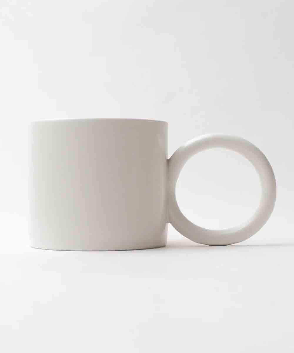 Prickly Pear Eva 350ML Cearmic Mug, White