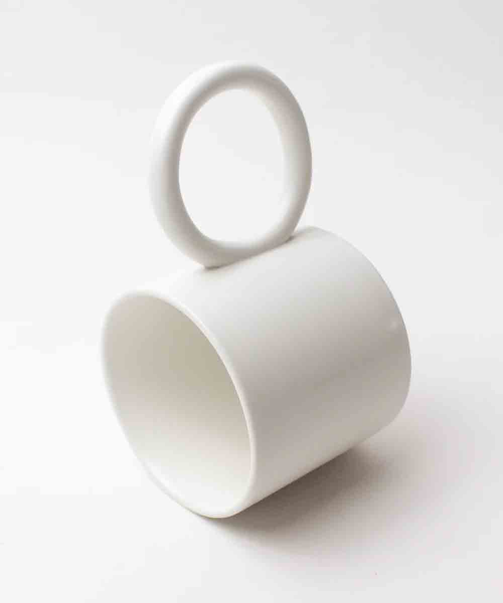 Prickly Pear Eva 350ML Cearmic Mug, White