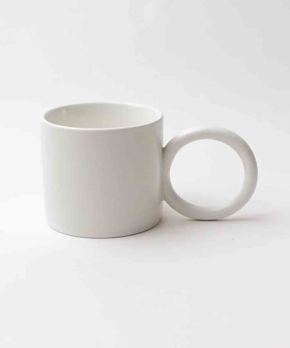 Prickly Pear Eva 350ML Cearmic Mug, White