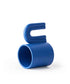 Prickly Pear Joy Ceramic Mug Rainbow Handle Ink Blue 450ML