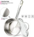 Fissman Gabriela 8 Pieces Cookware Set With Glass Lids Stainless Steel