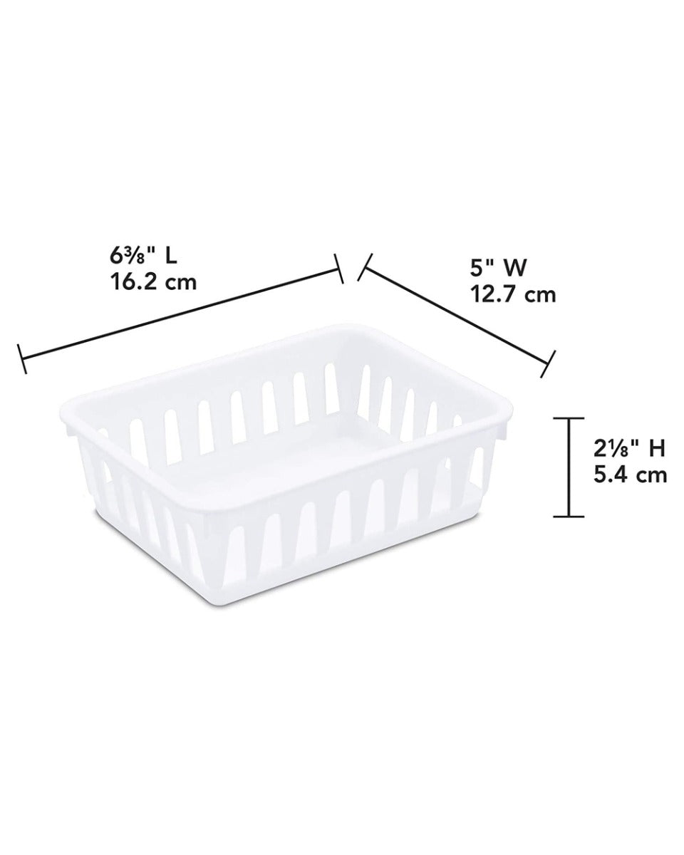 Sterilite Mini Storage Tray White