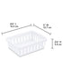 Sterilite Mini Storage Tray White