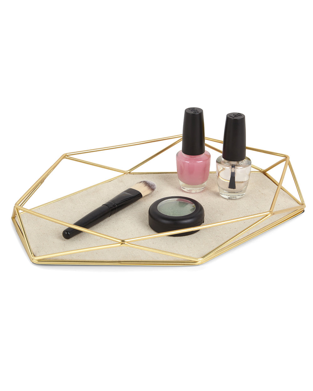 Umbra Prisma Jewelry Tray Matte Brass