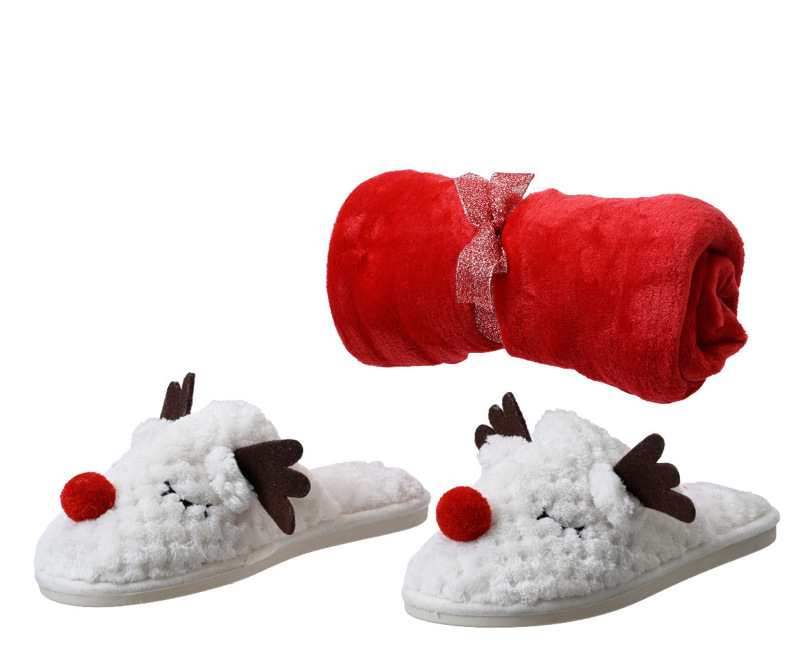 Homesmiths Set Polyester Flanner & Shoe