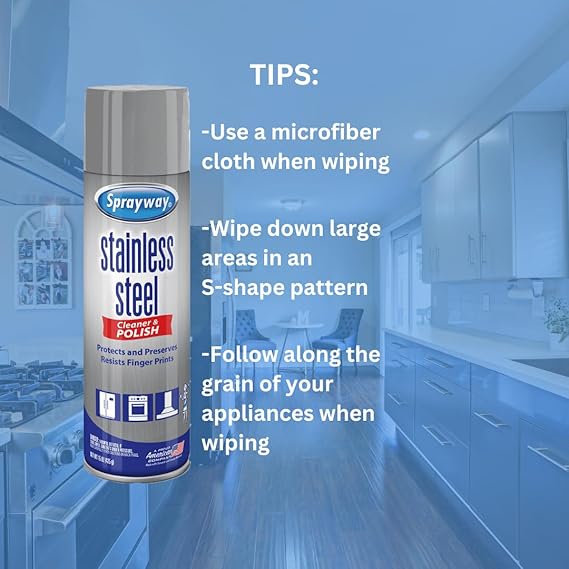 Sprayway Stainless Steel Cleaner 15Oz
