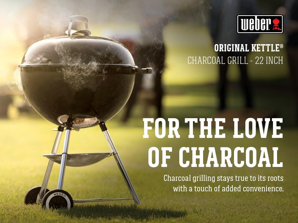 Weber® Original Kettle Charcoal Grill 22" Black