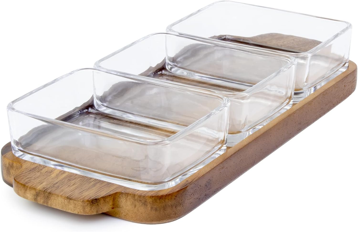 Billi 3 Pieces Serving Bowls With Tray