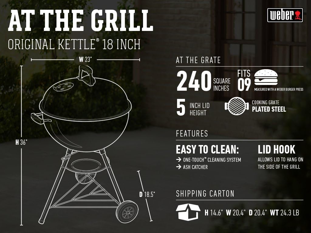 Weber Original Kettle® E-4710, 47cm, Black