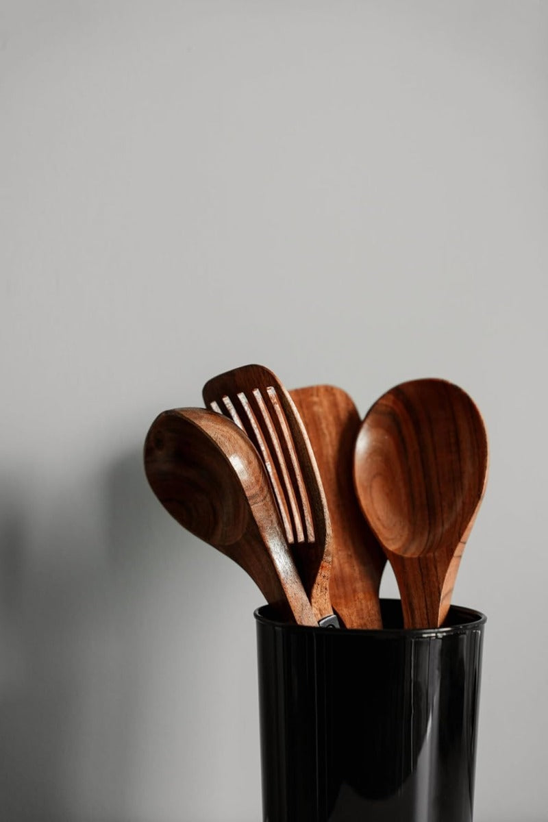 Nordico Slotted Turner Kitchen Utensils Acacia Wood